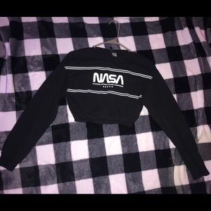 H&M long sleeve crop top, worn once